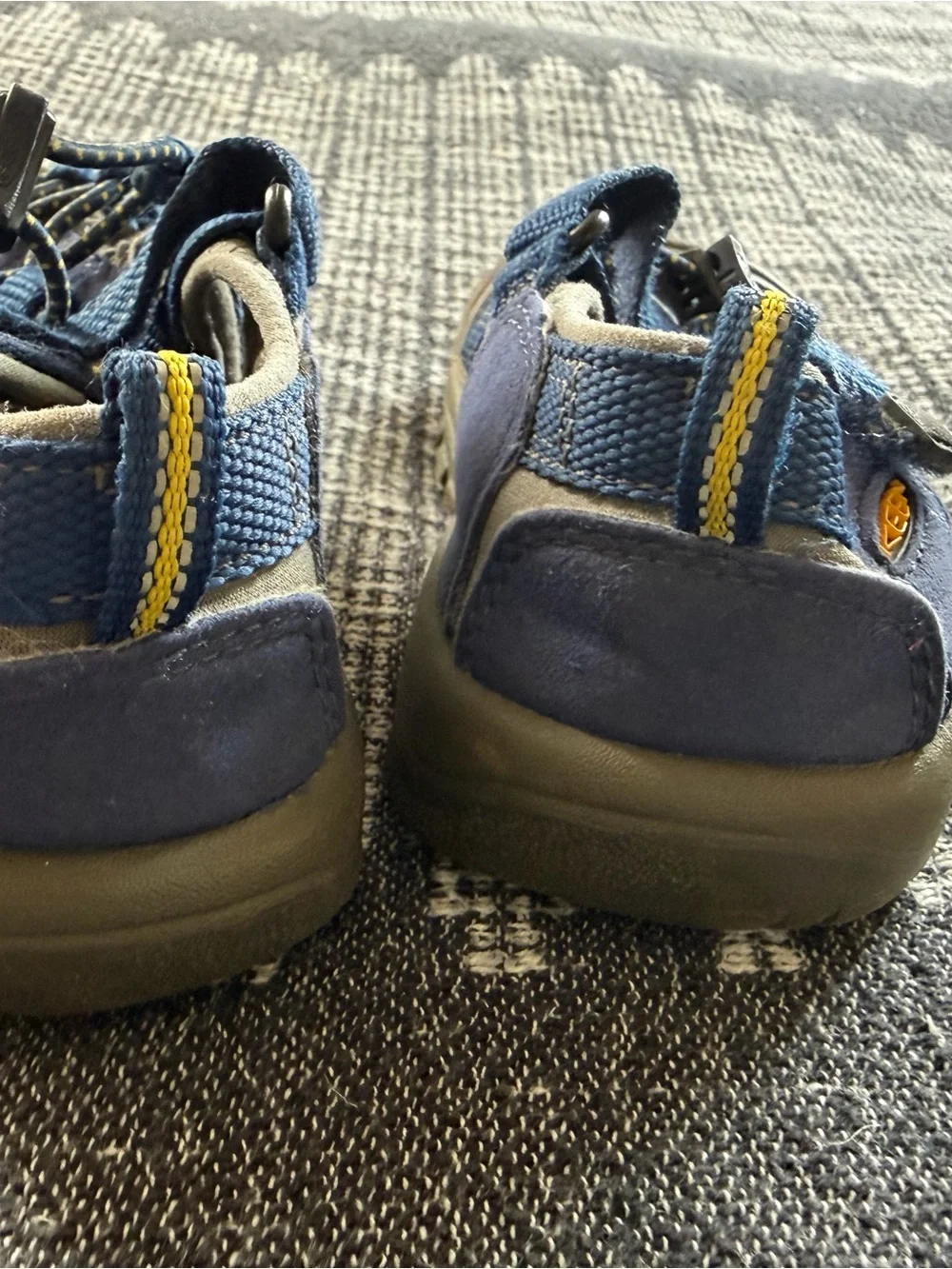 Keen Kids Navy Blue and Gray Closed-Toe Outdoor Sandals